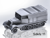 1:87 Scale - Sdkfz 11 - Closed